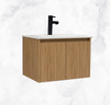 Infinity NARROW Premium Wall Hung Vanity with CERAMIC TOP- Size: 600 750 & 900mm  [Narrow Depth Short Height]