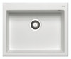 PYRAGRANITE White Granite Kitchen Sink - Under Mount & Drop In - Single Bowl 540  Made In Europe