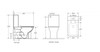 Aria Wall Faced Toilet - S or P trap Aria Wall Faced Toilet - S or P trap