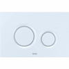 Seval Flat Rimless Wall Faced Pan with Toto Inwall Cistern K107N Seval Flat Rimless Wall Faced Pan with Toto Inwall Cistern K107N