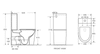 London Rimless Wall Faced Toilet Suite London Rimless Wall Faced Toilet Suite