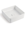 Matt White Square 4mm Ultra Slim Ceramic Basin 488YD Matt White Square 4mm Ultra Slim Ceramic Basin 488YD