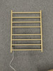 Brushed Gold Heated Towel Rail & Ladder  - Round Brushed Gold Heated Towel Rail & Ladder  - Round