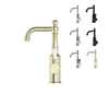 York Basin Mixer Tap, Chrome, Aged Brass, Matt Black