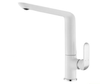 ikon KARA Kitchen Sink Mixer Tap - White & Chrome