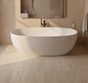 Calpe Egg Shape Oval Freestanding Bath - Gloss White or Matte White