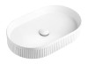 Kensington French Fluted Oval Basin Matt White OR Matt Black Kensington French Fluted Oval Basin Matt White OR Matt Black