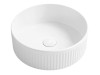 Oxford Marlo French Fluted Round Basin Matt White OR Matt Black