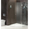 Normandy Frameless Shower Screen - Corner Diamond Shape