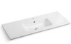 Taurus Ceramic Vanity Top Gloss White Taurus Ceramic Vanity Top Gloss White