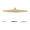 Rosa Square Overhead Shower Head 250mm Brushed Gold ,Brushed Nickel , Gun Metal Grey, Matt Black  Rosa Square Overhead Shower Head 250mm Brushed Gold ,Brushed Nickel , Gun Metal Grey, Matt Black