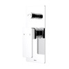 Ikon Ceram Wall Diverter Mixer Tap  Shower & Bath - Chrome