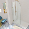 Frameless Arch Fixed Panel Shower Screen Glass 900MM & 1000MM Frameless Arch Fixed Panel Shower Screen Glass 900MM & 1000MM