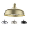 Clasico Shower Head Chrome , Matt Black, Brushed Nickel , Brushed Gold
