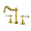 Clasico Basin Mixer Set  Ceramic Handle Chrome , Matt Black, Brushed Nickel , Brushed Gold