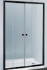 Semi Frameless Double Sliding Door Shower Screen Black  Wall to wall OR L shape Semi Frameless Double Sliding Door Shower Screen Black  Wall to wall OR L shape