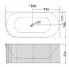 Fluted Corner Freestanding Bath Tub 1500mm or 1700mm Fluted Corner Freestanding Bath Tub 1500mm or 1700mm