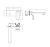 Normandy Rush Bath Spout and Mixer Tap Combo Brushed Nickel Normandy Rush Bath Spout and Mixer Tap Combo Brushed Nickel