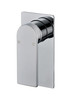 Ruki Wall Mixer Tap - Shower / Bath - Chrome