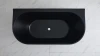 Ceto Bari Groove Fluted Back To Wall FreeStanding Bath