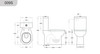 KEMP NINE Close Coupled Toilet Suite - S Trap