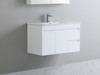 PVC Narrow Vanity 900mm With Ceramic Top - Wall Mount PVC Narrow Vanity 900mm With Ceramic Top - Wall Mount