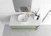 Avion Wall Hung Vanity with Open Shelf, Bench Top & Basin Avion Wall Hung Vanity with Open Shelf, Bench Top & Basin