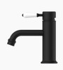 York Straight Basin Mixer Matt Black