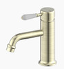 York Straight Basin Mixer Aged Brass York Straight Basin Mixer Aged Brass