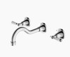 York Wall Basin Set with Chrome  York Wall Basin Set with Chrome
