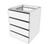 Kitchen Cabinet - Base Carcase with Four Finger Pull Drawers - Varies Finishes Kitchen Cabinet - Base Carcase with Four Finger Pull Drawers - Varies Finishes