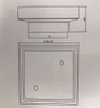 Thin Square Gun Metal Tile Insert Floor Waste Outlet 80mm Thin Square Gun Metal Tile Insert Floor Waste Outlet 80mm