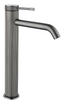 Mica Fluted Stainless steel Tall Basin Mixer Curved Spout - Matt Black, Brushed Nickel, Gun Metal Grey and French Gold  Mica Fluted Stainless steel Tall Basin Mixer Curved Spout - Matt Black, Brushed Nickel, Gun Metal Grey and French Gold