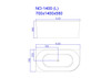 Nova 1400mm  Corner Gloss White Bathtub 