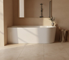 Dejon Corner Gloss White Bathtub 1500 & 1700mm