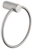 Mica Fluted Stainless Steel Towel Ring Matt Black , Brushed Nickel, Gun Metal Grey or French Gold
