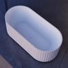 Corinthian Fluted Freestanding Bath Tub 1500mm/1700mm - Gloss White Corinthian Fluted Freestanding Bath Tub 1500mm/1700mm - Gloss White