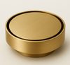 115mm Round Tile Insert Floor Waste 90mm Outlet - Brushed Gold  115mm Round Tile Insert Floor Waste 90mm Outlet - Brushed Gold