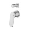 SULU MARK II Wall Basin/Bath Diverter Mixer with Separate Back Plate - Brushed Nickel SULU MARK II Wall Basin/Bath Diverter Mixer with Separate Back Plate - Brushed Nickel