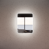 Riva Front Lit & Back Lit Led Mirror Rectangle Framed with Easy Hooks and Dimmer Riva Front Lit & Back Lit Led Mirror Rectangle Framed with Easy Hooks and Dimmer