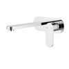 Sora Stainless Steel Wall Basin Mixer Chrome