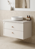 Marius Twin Hampton Shaker 900 mm Wall Hung Vanity - Optional Stone Bench Top
