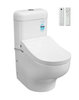 TOTO Hayon CW252PJT1WS Wall Faced Tornado Flush Toilet with S5 TCF34220GAU WASHLET (D-Shape)