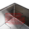 Cube Square Round Corner Large Bowl sink with Drainer --undermount or drop in   960*450*225mm