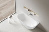 Ellips Back To Wall Free Standing Acrylic Bathtub 1500 | 1700mm