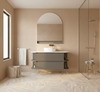 Skye Wall Hung Vanity with Open Shelf, Bench Top & Basin - 750mm