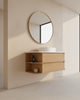 Skye Wall Hung Vanity with Open Shelf, Bench Top & Basin - 1500mm
