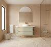 Skye Wall Hung Vanity with Open Shelf, Bench Top & Basin - 1500mm