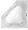 BWA Zamora 1485mm Corner Spa Bath with Pump