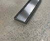 Gun Metal Flexi Custom Grate-304 Stainless Steel Tile In -100mm Wide
